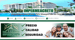Desktop Screenshot of impermeacreto.com.mx