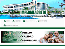 Tablet Screenshot of impermeacreto.com.mx